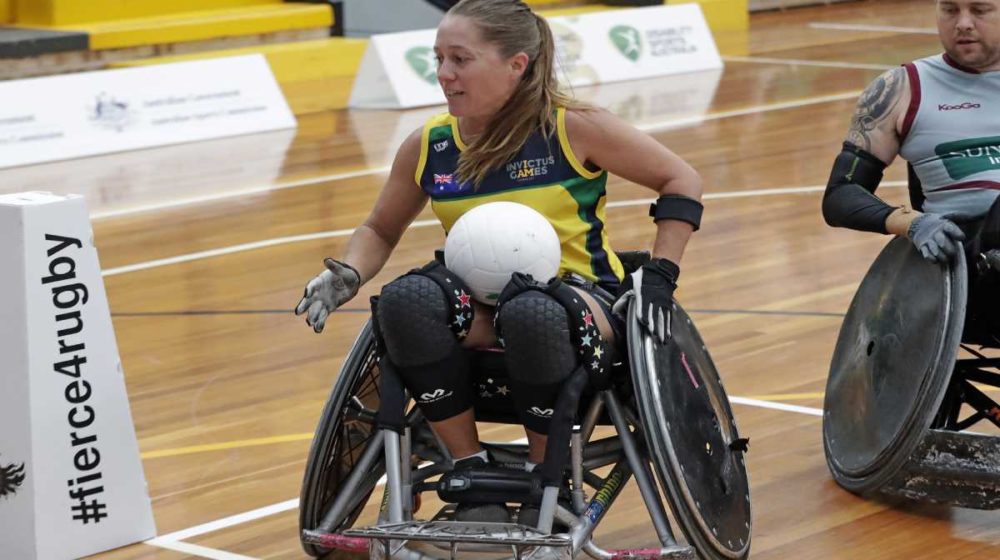 Trudi Lines wheelchair rugby